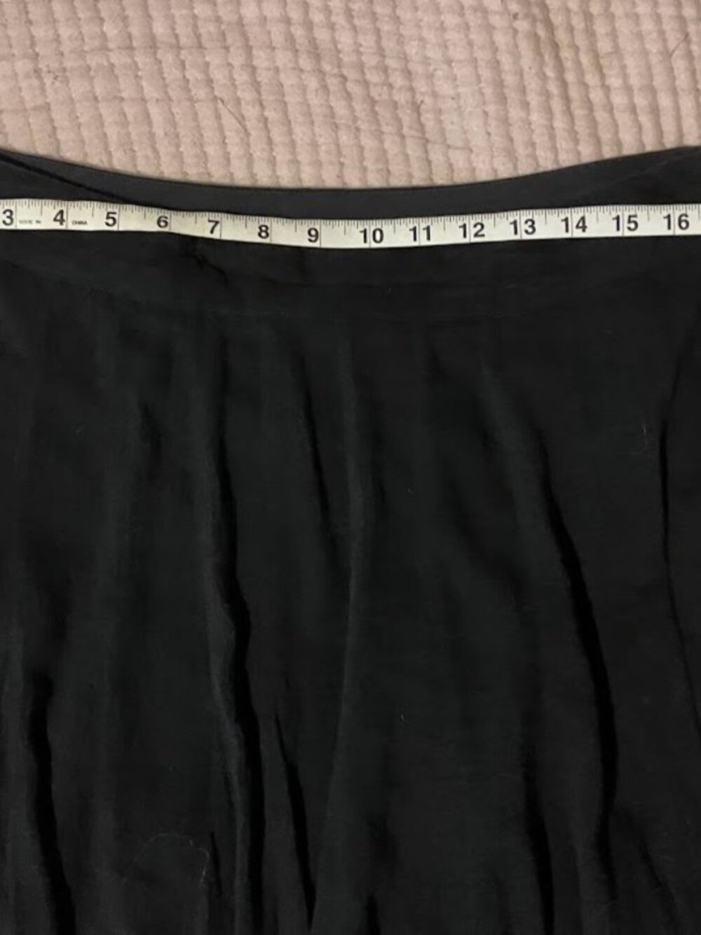 Black French Boho skirt - Picture 5 of 6